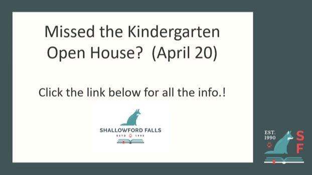 Missed Kindergarten Open House?